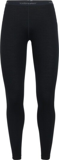 Icebreaker Women's Merino 260 Tech Thermal Leggings Sort S Woman