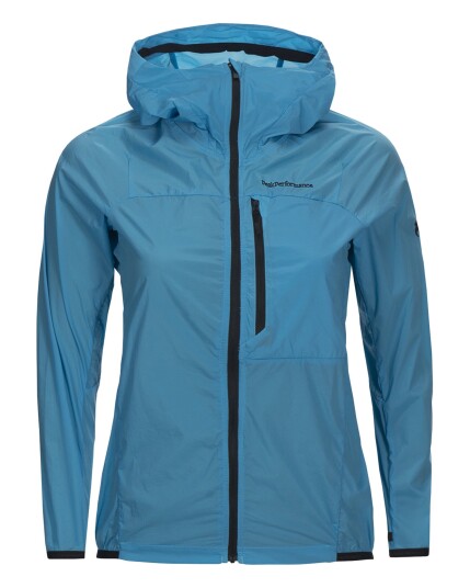 Peak Performance Raywind Jacket W Lt Mosaic Blue (Storlek L)