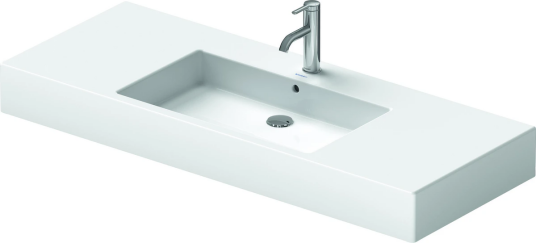 Duravit Vero Møbelservant 1250x490 mm, 1 bl.hull, u/o.l, Hvit m/WG