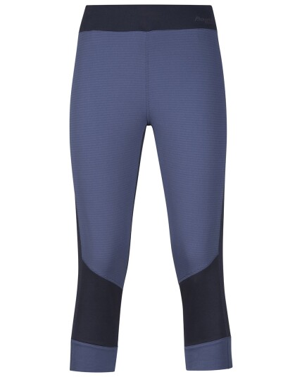 Bergans Roni 3/4 Lady Tights Dusty Blue/Dark Navy (Storlek S)