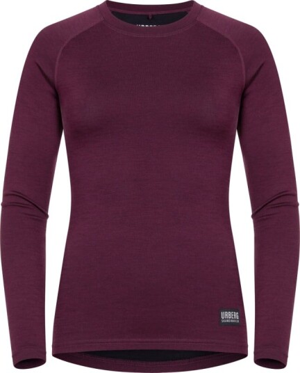 Urberg Women'Selje Merino-Bamboo Top M, Potent Purple