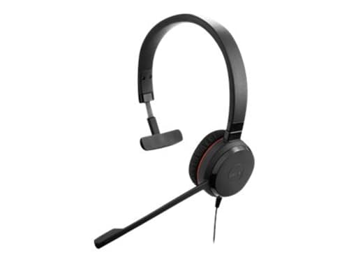 Jabra Evolve 30 Ii Uc Hodesett 3,5 Mm Jakk Mono Svart