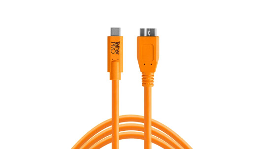 TetherPro USB-C to 3.0 Micro-B 4.6 m Ora USB-C 4,6 m orange kabel