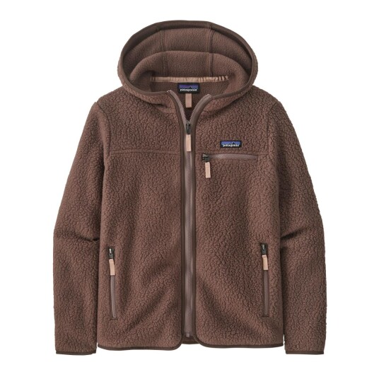 Patagonia  W´S Retro Pile Hoody Dame Dubn Dusky Brown XL