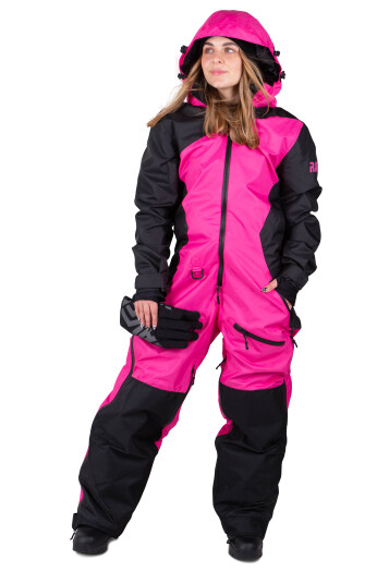 Raven Overall  Boondocker Dame Svart-Rosa