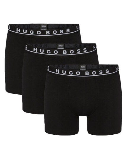 Boss Hugo Boss 3-pack Boxer Brief Black - Str . S 3 stk .