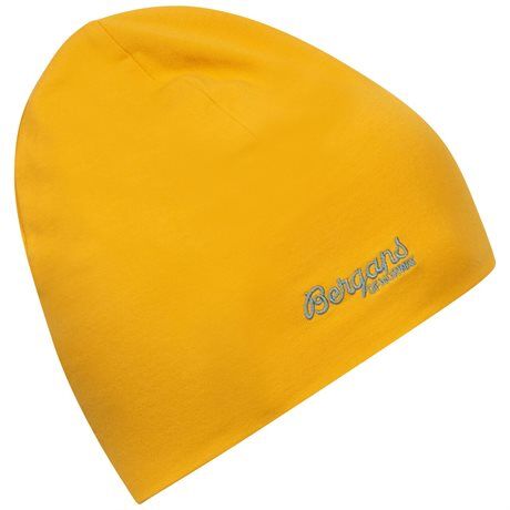 Bergans Youth Cotton Beanie Light Golden Yellow (#E19D0A) Barn