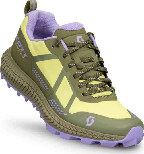 Scott Women's Supertrac 3 Shoe 38, Bitter Yellow/Sage Green