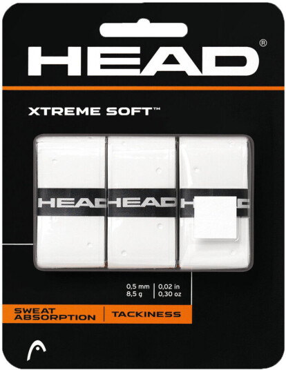 Head Xtremesoft Grip Overwrap Wh/White OS