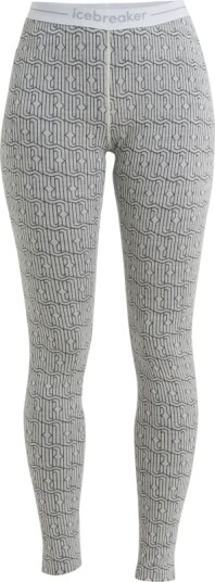 ICEBREAKER Women's Mer 260 Vertex Leggings Herenga XS  Snow/Black