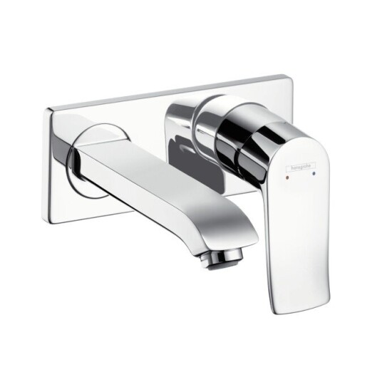 Hansgrohe Metris 1-greps servantbatteri Tutlengde 165 mm, Krom