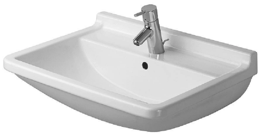 Duravit Starck 3 servant, 55x43 cm, hvit