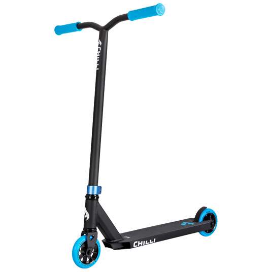 Chilli Pro Scooter Base black/ blue, stuntsparkesykkel junior  STD Black/Blue