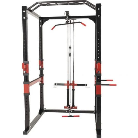 Gorilla Sports Power Rack Cage - Ink kabelstation