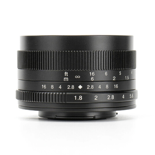 7Artisans 50mm f/1.8 MFT Micro Four Thirds. Sort