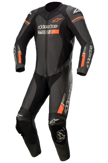 Alpinestars Skinndress  GP Force Chaser Onepiece Svart–Oransje Fluo