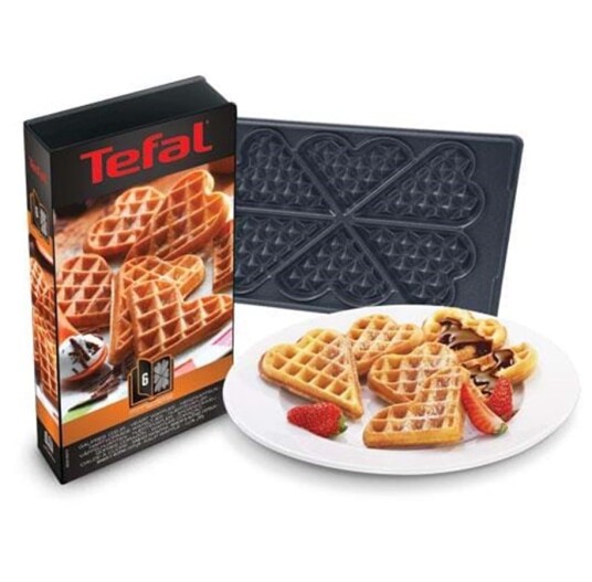 Tefal XA8006, Plade til hjerte vafler Snack Collection Boks 6