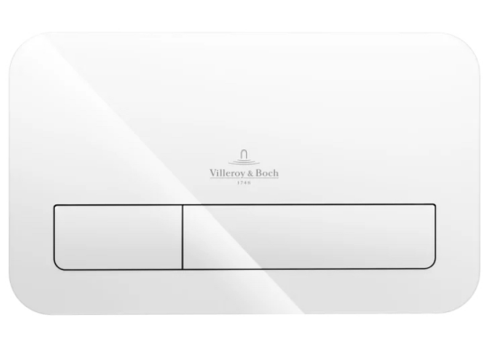 VILLEROY & BOCH VICONNECT M200 TRYKKPLATE HVIT BLANK