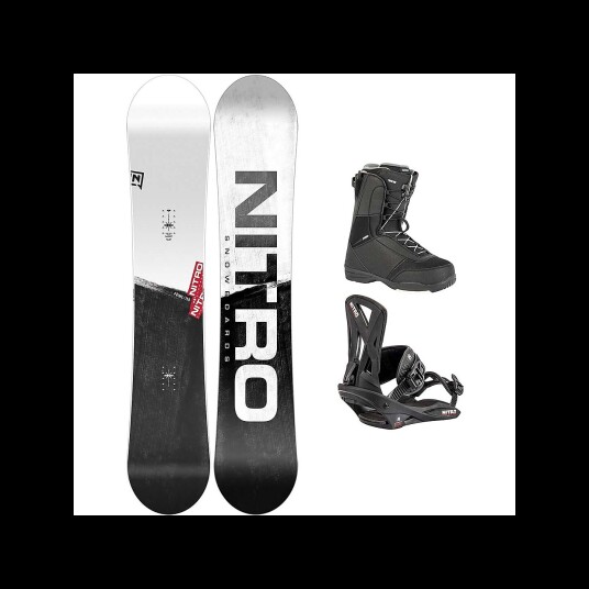 Nitro Prime Raw komplett snowboardpakke All Mountain - Herre