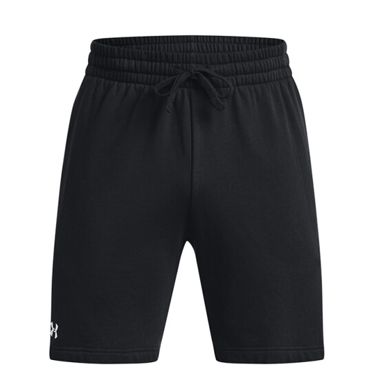 UA Rival Fleece Shorts, Black Svart Large