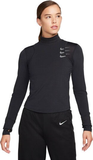 Nike Dri-Fit Adv Ls Running Top Dame Black S