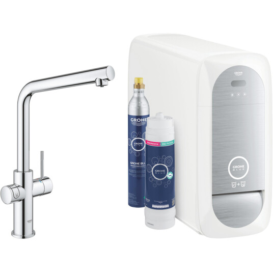 GROHE BLUE HOME L-TUT STARTSETT KROM