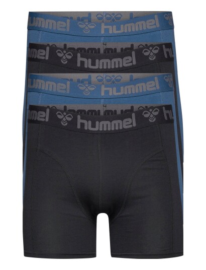 Hummel Hmlmarston 4-Pack Boxers Blue Hummel BLACK/INSIGINA BLUE S , M , L , XL , XXL