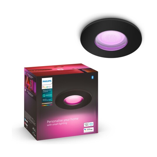 Philips Hue Xamento innfelt spotlys 5,7W (sort)