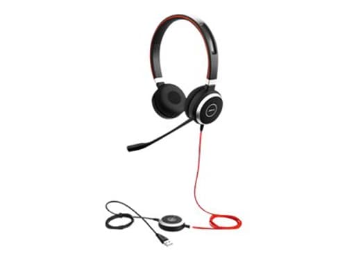 Jabra Evolve 40 Uc Hodesett 3,5 Mm Jakk Stereo Svart