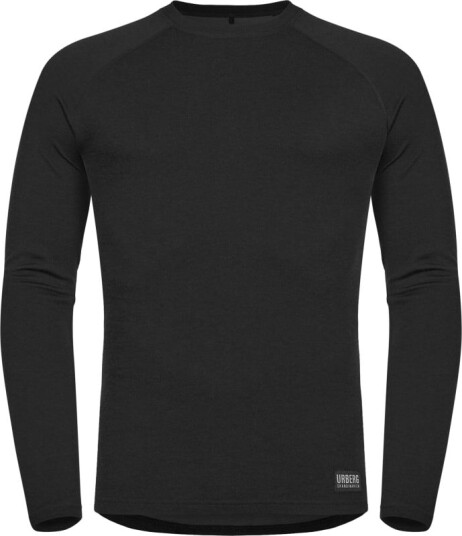 Urberg Men's Selje Merino-Bamboo Top S, Black Beauty