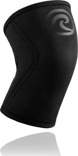 Rehband Rx Knee-Sleeve 5mm Carbon Black XS, Carbon Black