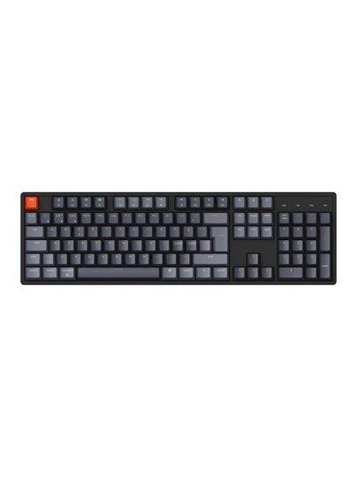 Keychron K10 RGB Aluminium Full-Size Hot swap Gateron G Pro Red - ND - Gamingtastatur - Nordisk - Svart