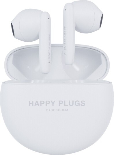 Happy Plugs Joy Lite helt trådløse in-ear hodetelefoner hvit