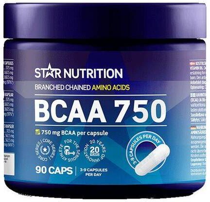 Star Nutrition BCAA 750, 90 kaps