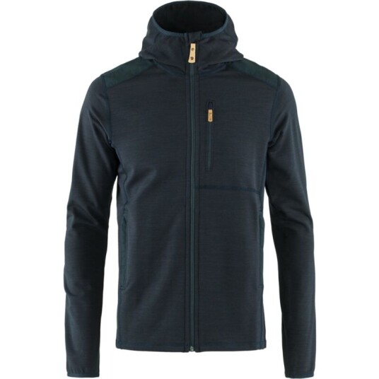 Fjellreven Men's Keb Fleece Hoodie Blå XS Man