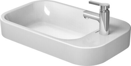 Duravit Happy D.2 Toppmontert Servant 650x400 mm, 1 blanderhull, Wondergliss