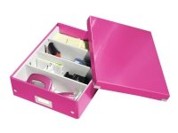 Leitz Click & Store WOW Medium - Lagerboks - rosa