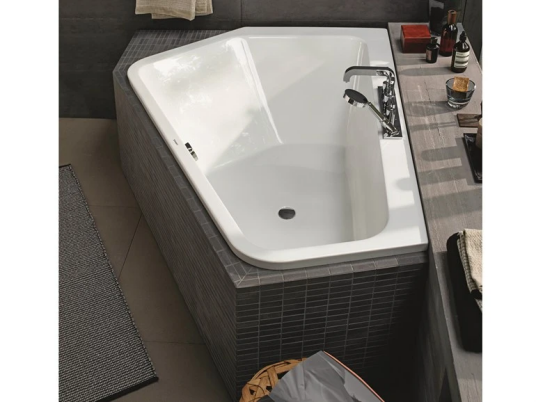 Duravit Paiova 5 Badekar for innbygging 1770x1300 mm, Venstre hjørne