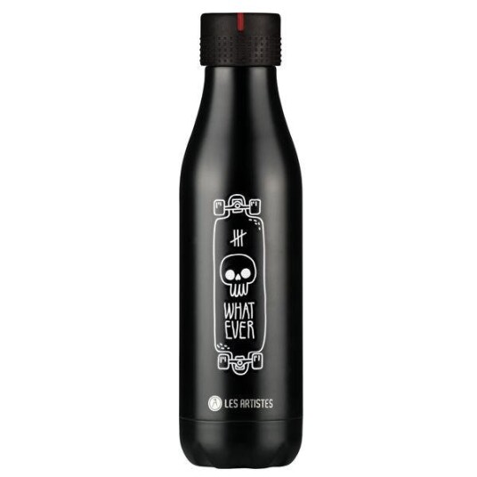 Les Artistes - Bottle Up Design Design termoflaske 0,5L svart/hvit whatever