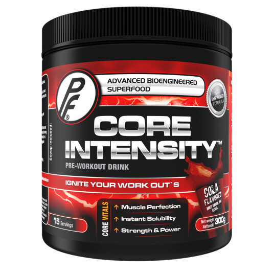 Proteinfabrikken Core Intensity, pre-workoutdrikk  300g Cola