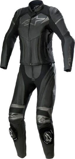 Alpinestars Stella GP Plus Ladies To Piece Motorsykkel Leather Suit 42 Svart Grå