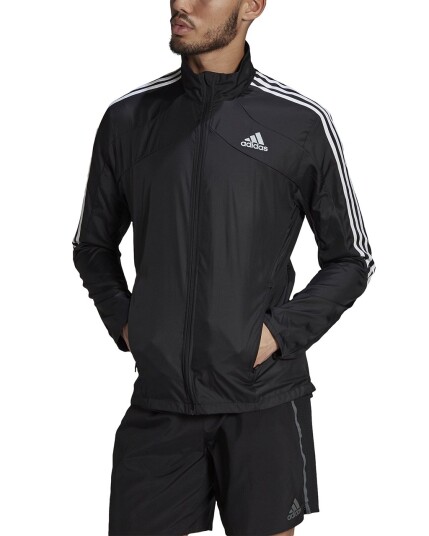 Adidas Marathon Jacket M Black/White (Storlek S)