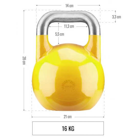 Gorilla Sports Kettlebell Competition Pro