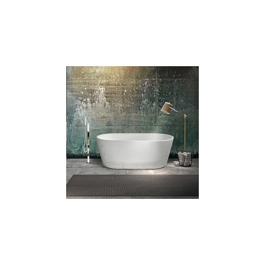 Bathlife Lugn Frittstående badekar 1600x800 mm, Akryl, Hvit