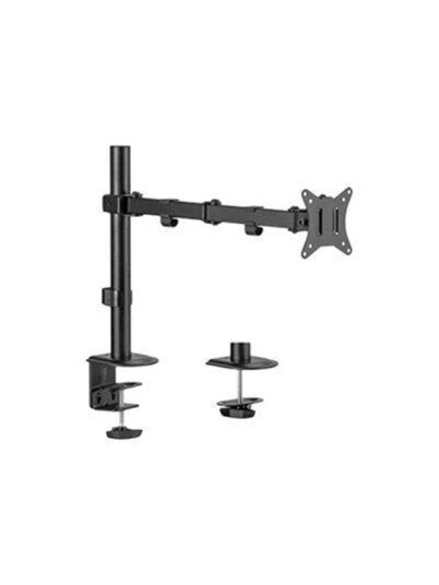 Gembird MA-D1-01 mounting kit - adjustable arm - for flat panel - rotate tilt swivel up to 9 kg - fine texture black