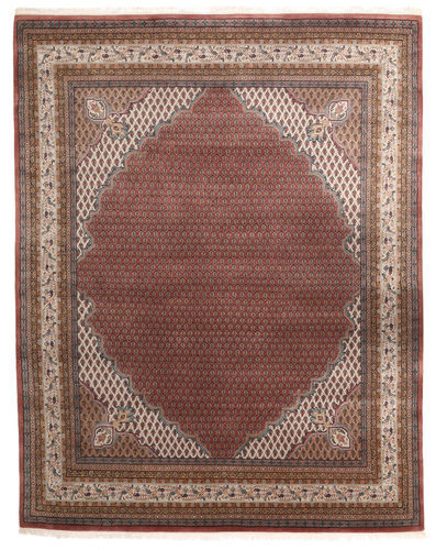 Håndknyttet. Opphav: India Ekte Teppe Mir Indisk Teppe 200X252 Brun/Beige (Ull, India)