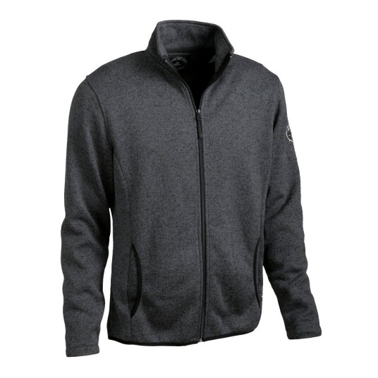 Matterhorn Herre Almer Fleece Jakke med hel glidelås, Mørkegrå, 1 stk ,SBG-127M-99-DG XS