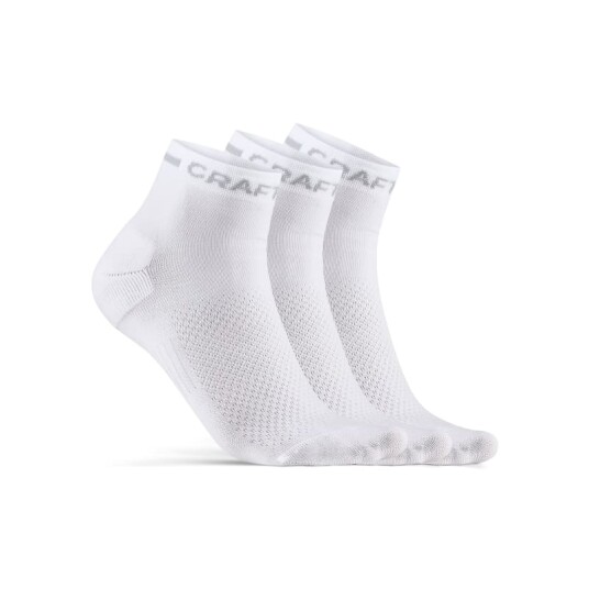 Craft Core Dry Mid Sock 3-pack 37/39 White