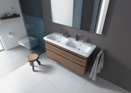 Duravit Durastyle Dobbel møbelservant 1300x480 mm. m/1 blanderhull