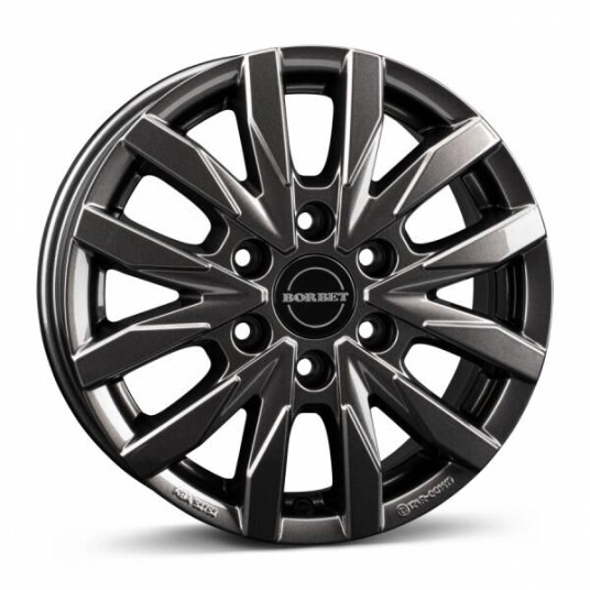 Borbet Cw6 Mistral Anthracite Glossy 6.5x16 6x130 ET62 B84.1